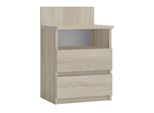 Comodino Con Cassetti E Scaffale Taavi - Rovere Sonoma
