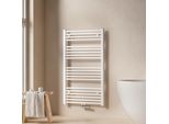 Emke Radiatore Da Bagno Asciugamano Scaldasalviette 60X100Cm 498 Watt Bianco Radiatore Da Bagno Attacco Centrale Senza Elemento Riscaldante