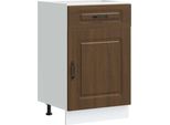 Vidaxl Base Per Cucina Kalmar Brown In Legno Effetto Rovere