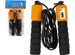 Corda Da Salto Nero-Arancione Con Contatore 280 Cm Regolazione Fitness