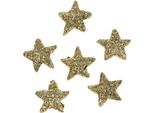 Stelle Glitterate Oro 1,5 Cm 144 Pezzi Decorazione Da Tavola Natalizia