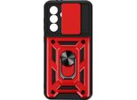 Mayaxess, Custodia Protettiva Per Samsung Galaxy A36, Cover Per Fotocamera Con Supporto Ad Anello, Rosso