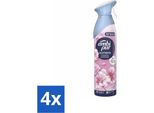 Ambi Pur - Effetti D'aria - Spray Deodorante Per Ambienti - Un Pizzico Di Fiore - 185 Ml - Confezione Value Pack - 4 Pezzi