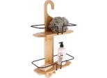 Tendance | Mensola Da Bagno Sospesa - 60X30 Cm - Marrone - Bamboo