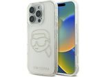 Karl Lagerfeld Klhcp16Xhkhdcelt Iphone 16 Pro Max 6.9 Przezroczysty/Transparent Hardcase Iml Strass Karl Head