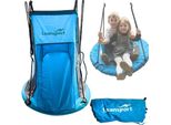Tenda Altalena Nido Della Cicogna Blu 90-100Cm