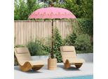 Vidaxl Ombrellone Balinese Rosa 185 X 185 X 260 Cm
