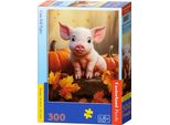 Castorland Puzzle Carino Maialino 300 Pezzi