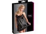 Cottelli Lingerie - Vestaglia Di Raso Nera 2XL