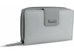 Bugatti Portafoglio Ladies Zip Wallet Light Grey Grigio Chiaro