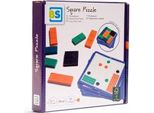 Bs Toys Puzzle Di Legno - Gioco Educativo Di Forme - Giocattolo Colorato Per Bambini