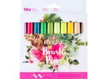 Pennello Per Acquerello Ecoline, 10 Pezzi Botanici
