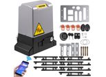 Apriporta Scorrevole Vevor, 1800 Kg, 7 M, Operatore Per Cancelli Scorrevoli Con 4 Telecomandi E Controllo App, Motore Per Cancelli Elettrici A Rullo Per Vialetti, Kit Completo Di Ferramenta Di Sicurezza Per Operatori Di Cancelli