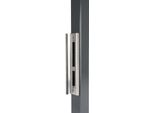 Frontale Con Battuta Per Serratura Tubolare H-Metal, 270X56X10, Alluminio Argento
