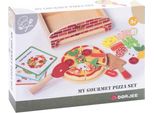 Set Pizza Gourmet In Legno - Forno Per Pizza Giocattolo E Accessori