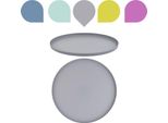 Vassoio Marrakesh Vassoio Da Portata Rotondo 25 Cm Grande Grigio | Piatto Da Portata Come Decorazione Da Tavola Per La Cucina E La Camera Da Letto | Piatto Per Candele Come Decorazione Natalizia Per Il Soggiorno O Per La Stanza