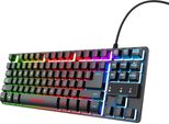Trust Trust Gxt 833 Thado Tastiera Gaming Usb Olandese Nero, Argento