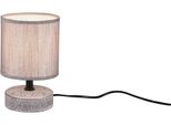 Reality Leuchten Tischleuchte "Marie", Braun, 1, Ø 13Cm H: 21Cm, Leuchten, Tischleuchte