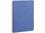 Quaderno A Spirale A5 Agebag Foderato 50 Fogli Blu