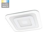 Eglo Led Deckenleuchte "Reducta 1", Weiß, 1, H: 5Cm, Leuchten, Deckenlampe Weiß, Lichtfarbe Einstellbar (Cct), Wohnzimmerlampe, 48Cm, Led Deckenleuchte