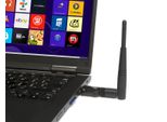 Hamlet Adattatore Usb Wi-Fi 600Mbps Dual Band 5Ghz/2.4Ghz 802.11Ac Antenna Rimovibile