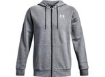 Under Armour Ua Essential Fleece Fz Hood Grigio Pece Medio Heather Grigio Pece Medio Heather Xxl