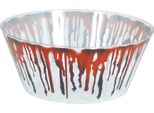 Halloween Party Decoration Scary Bowl Blood Drops Cool Accessory Scary Food Horror Mood Bowl Table Decoration Party, Colore: Rosso