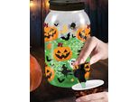 Distributore Di Bevande Di Halloween Decorazione Zucca Spaventosa Notte Spaventosa Design, Colore: Multicolore