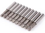 10Pcs Cacciavite Di Estensione Socket Drill Bit Holder 1/4" Hex Power Tools"