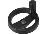 Volantino 125Mm Od 12Mm Bore Maniglia Pieghevole Volantino In Plastica Per Tornio Fresatura Foratrice
