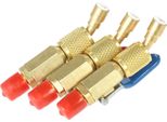 Refrigerante 1PC Colore Codificato R410A R134A Valvola Di Chiusura Per Ac Hvac Refrigerazione Tubi Di Ricarica