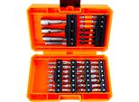 39 Pcs Set Di Punte Per Trapano E Avvitatore A Percussione Per Avvitare E Forare Il Legno E Il Cemento Metallico, Con Custodia Di Stoccaggio