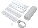 Kit Di Sfiato Della Finestra Del Condizionatore D'aria Piastra Adattatore Universale Tubo Flessibile Portatile Ac Set Di Sigillatura Della Finestra Per Tubo Da 150 Mm 130 Mm