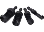 4 Pezzi Set Legno Plug Cutter 1/4In 3/8In 1/2In 5/8In Hex Shank Acciaio Al Carbonio Plug Cutter Drill Bit Set Per La Lavorazione Del Legno