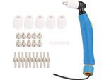 31Pcs PT31 LG40 Torcia Per Taglio Al Plasma Corpo Ugello Elettrodo Punta Kit