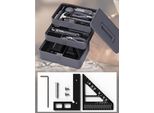 Righello Di Calibrazione Crossline Linea Verticale 45�� Angolo Retto Calibro Angolare Righello In Lega Di Alluminio Scriba Per La Lavorazione Del Legno Righello Di Misura Accessorio Per Falegnami