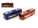Autobus Di Plastica 25 Cm Con Volano E 2 Colori