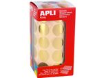 Apli Kids 11632 Adesivo Apli Kids "Round"", Su Rotolo, Oro"