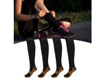 Calze A Compressione, Calze A Compressione Per Lo Sport, Calze Alte Fino Al Ginocchio, Calze Di Protezione Della Caviglia, Calze A Compressione