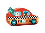 Djeco Puzzle Auto Da Corsa 16 Pezzi