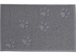 Tappetino Per Gatti Lionto, Tappetino Igienico Per La Zona Della Lettiera E Della Ciotola, Lavabile E Antiscivolo, 60X90 Cm, Grigio