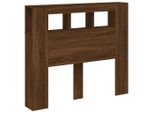 Vidaxl Testata Led Marrone Effetto Rovere 120X18,5X103,5 Cm Materiale A Base Di Legno