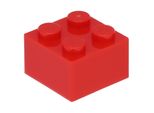 Mattoncini Lego® 2X2 3003 - 50 Pezzi Rosso