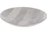 Casablanca Schale, Rund, "Sinar"", Aluminium, Silberfarben, , H. 8 Cm, D. 43 Cm 69261"