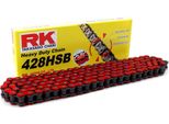 Catena Trasmissione Rk Standard 428 HSB/134 Rosso Giunto A Clip