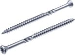 Seccaro Vite Per Decking Testa Decorativa 4,5 X 80 Mm, Acciaio Inox A4, Vite Per Legno Con Punta E Intaglio, Tx / Cava Esalobata, 100 Pezzi
