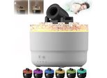 Diffusore Di Aromi, Umidificatore A Cannone A 7 Colori Led, Diffusore Silenzioso Usb Da 280 Ml 2 Modalità Di Nebulizzazione, 3 Valori Di Temporizzazione, Olio Di Fragranza Umidificatore, Ufficio, Ufficio,