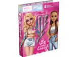 Kids Euroswan Set Di Quaderni, Matite Da Colorare E Penne Metallizzate - Wow Generation