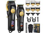 Ciicii Kit Tagliacapelli Uomo, Parrucchiere Cordless Professionale (Ricaricabile Usb Regolabile Barba & Trimmer) Casa Fai Da Te Per Uomo