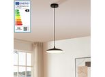 Lampada A Sospensione 'Oupilu' Con 12 Led Integrati Metallo 120 X 25 X 25 Cm Nero / Bianco